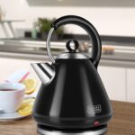 Black+Decker BXKE1704IN 2200-Watt 1.7 Liter Arc Design Premium Electric Kettle-Free Ship (2-year warranty)