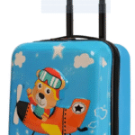 Small Cabin Suitcase Trolley Bag - Blue, Multicolor