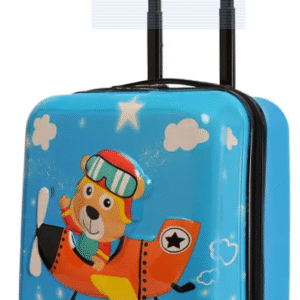 Small Cabin Suitcase Trolley Bag - Blue, Multicolor