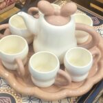 CERAMIC TEA SET CLASSIC  COLD WATER KETTLE &TEA CUP SET