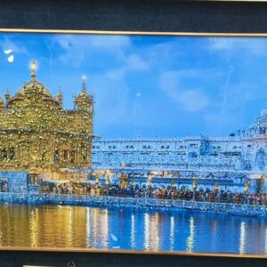 Golden Temple  Premium Wall Frame