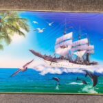 Majestic Sailing Ship Ocean Wall Art – Premium Framed Print