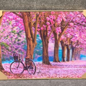Romantic Blossom Avenue Wall Art – Premium Framed Print