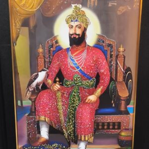 Maharaja Ranjit Singh Ji Wall Art – Royal Sikh Heritage Frame