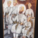 Divine Radiance: Guru Gobind Singh Ji & Chaar Sahibzade Art Frame