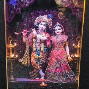 Divine Love: Radha Krishna 3D LED Backlit Wall Art