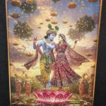 Divine Raas Leela – Radha Krishna Premium 3D Crystal Wall Art