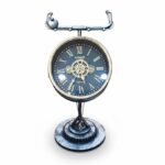 The Gear-Driven Vintage Bicycle Floor Clock