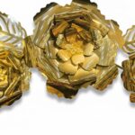 Golden Flora Symphony Wall Decor