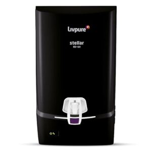 Livpure Stellar RO+UV Water Purifier with 5 Stage Advanced Purification || 7 Litres Storage Capacity || Suitable for Municipal Water || Elegant & Sleek Design