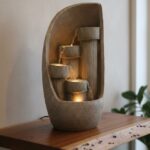 Modern Cascading Indoor Water Fountain.