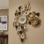 Modern Gear-Style Flower Wall Accents.
