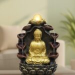 Premium Golden Buddha Cascading Fountain.