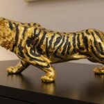 Royal Gold Bengal Tiger – Premium Home Decor Figurine