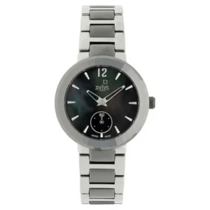 TITAN Xylys Quartz Analog Mother of Pearl Dial Two Toned Stainless Steel Strap Watch For Women NS45015KM02.