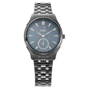 Titan Xylys Swiss Analog Black Stainless Steel Strap Mother of Pearl Dial Watch For Women.