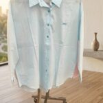 Lightweight Long Sleeve Collared Shirt for Women.