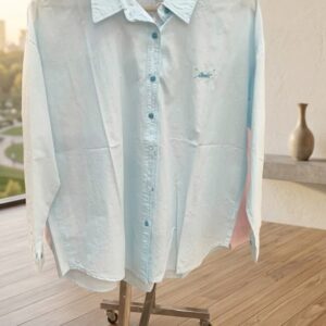 Lightweight Long Sleeve Collared Shirt for Women.