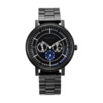 Fastrack Multifunction Black Round Dial Black Plating Stainless Steel Strap Mens Watch - NT3276NM01