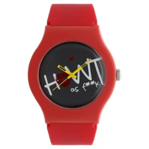 Fastrack Quartz Analog Black Dial Silicone Strap Watch for Unisex