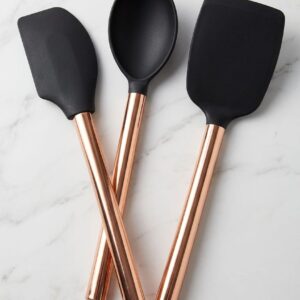 DALUXE COPPER COLOUR COATED PREMIUM COOKING TOOL SET .