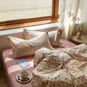 NATURALS 4PCS DOUBLE BED COMFORTER SET